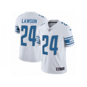Women's Nike Detroit Lions #24 Nevin Lawson Vapor Untouchable Limited White NFL Jersey