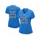 Women's Nike Detroit Lions #25 Theo Riddick Limited Blue Alternate NFL Jersey