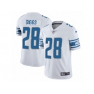 Women's Nike Detroit Lions #28 Quandre Diggs Vapor Untouchable Limited White NFL Jersey