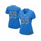 Women's Nike Detroit Lions #59 Tahir Whitehead Limited Blue Alternate NFL Jersey