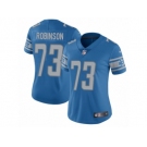 Women's Nike Detroit Lions #73 Greg Robinson Light Blue Team Color Vapor Untouchable Limited Player NFL Jersey