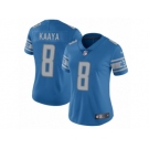 Women's Nike Detroit Lions #8 Brad Kaaya Limited Light Blue Team Color Vapor Untouchable NFL Jersey
