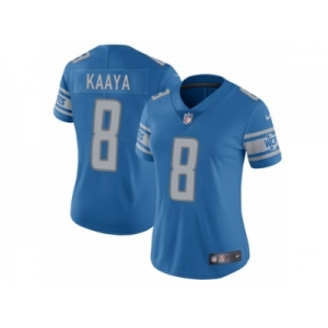Women's Nike Detroit Lions #8 Brad Kaaya Limited Light Blue Team Color Vapor Untouchable NFL Jersey