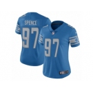 Women's Nike Detroit Lions #97 Akeem Spence Limited Light Blue Team Color NFL Jersey