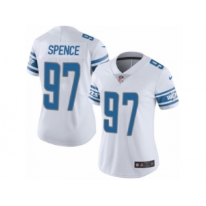 Women's Nike Detroit Lions #97 Akeem Spence Vapor Untouchable Limited White NFL Jersey