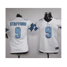 nike women nfl jersey detroit lions #9 stafford white[nike]