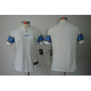 nike women nfl jersey detroit lions blank white[nike limited]