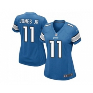 nike women nfl jerseys detroit lions #11 marvin jones jr blue[nike]