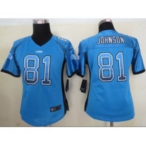 nike women nfl jerseys detroit lions #81 calvin johnson blue[Elite drift fashion]