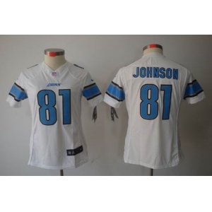 nike women nfl jerseys detroit lions #81 calvin johnson white[nike limited]