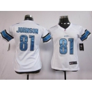 nike women nfl jerseys detroit lions #81 calvin johnson white[nike]