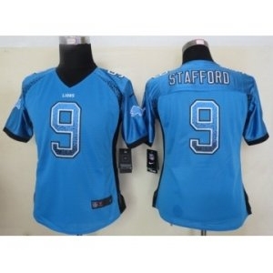 nike women nfl jerseys detroit lions #9 stafford blue[Elite drift fashion]
