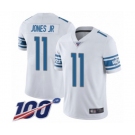 Youth Detroit Lions #11 Marvin Jones Jr White Vapor Untouchable Limited Player 100th Season Football Jersey