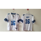 Youth Detroit Lions #16 Jared Goff White 2024 F.U.S.E. Vapor Limited Stitched Jersey