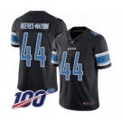 Youth Detroit Lions #44 Jalen Reeves-Maybin Limited Black Rush Vapor Untouchable 100th Season Football Jersey