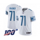 Youth Detroit Lions #71 Ricky Wagner White Vapor Untouchable Limited Player 100th Season Football Jersey