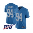 Youth Detroit Lions #94 Austin Bryant Blue Alternate Vapor Untouchable Limited Player 100th Season Football Jersey