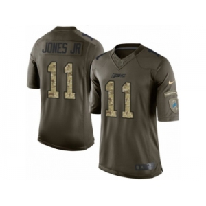 Youth Nike Detroit Lions #11 Marvin Jones Jr Elite Green Salute to Service NFL Jersey