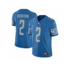 Youth Nike Detroit Lions #2 Kasey Redfern Blue Team Color Vapor Untouchable Limited Player NFL Jersey