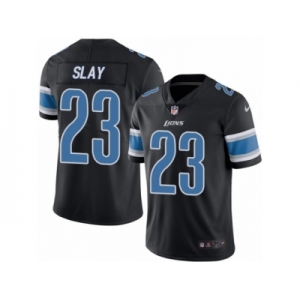 Youth Nike Detroit Lions #23 Darius Slay Limited Black Rush NFL Jersey
