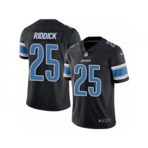 Youth Nike Detroit Lions #25 Theo Riddick Limited Black Rush NFL Jersey