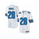 Youth Nike Detroit Lions #28 Quandre Diggs Limited White NFL Jersey