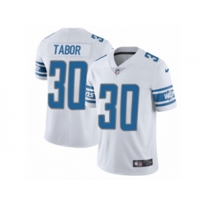 Youth Nike Detroit Lions #30 Teez Tabor Limited White Vapor Untouchable NFL Jersey