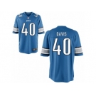 Youth Nike Detroit Lions #40 Jarrad Davis Game Light Blue Team Color NFL Jersey