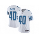 Youth Nike Detroit Lions #40 Jarrad Davis Limited White NFL Jersey