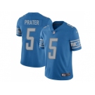 Youth Nike Detroit Lions #5 Matt Prater Light Blue Team Color Stitched NFL Limited Jersey