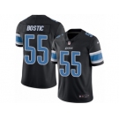 Youth Nike Detroit Lions #55 Jon Bostic Limited Black Rush NFL Jersey