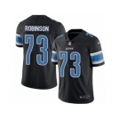 Youth Nike Detroit Lions #73 Greg Robinson Limited Black Rush NFL Jersey