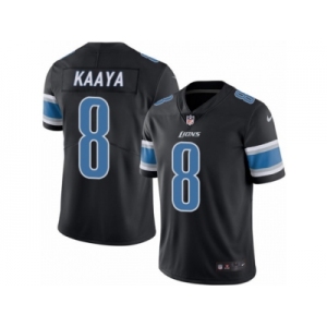 Youth Nike Detroit Lions #8 Brad Kaaya Limited Black Rush NFL Jersey