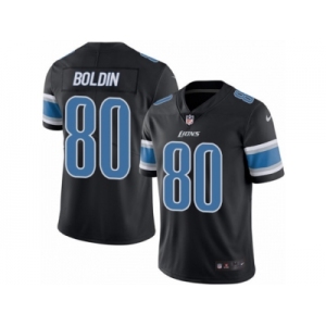 Youth Nike Detroit Lions #80 Anquan Boldin Limited Black Rush NFL Jersey
