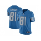 Youth Nike Detroit Lions #81 Calvin Johnson Light Blue Team Color Stitched NFL Limited Jersey