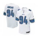 Youth Nike Detroit Lions #94 Ziggy Ansah Game White NFL Jersey