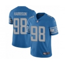 Youth Nike Detroit Lions #98 Damon Harrison Blue Team Color Vapor Untouchable Limited Player NFL Jersey