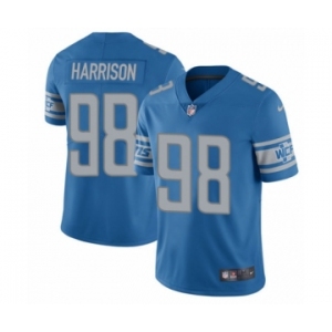 Youth Nike Detroit Lions #98 Damon Harrison Blue Team Color Vapor Untouchable Limited Player NFL Jersey