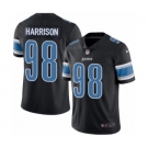 Youth Nike Detroit Lions #98 Damon Harrison Limited Black Rush Vapor Untouchable NFL Jersey