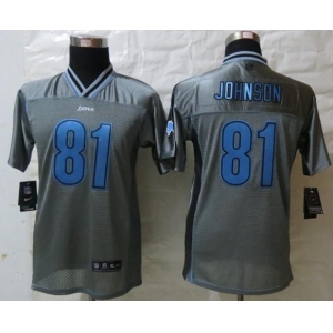 nike youth nfl jerseys detroit lions #81 calvin johnson grey[nike vapor]
