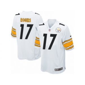 Men's Nike Pittsburgh Steelers #17 Eli Rogers Game White NFL Jersey