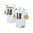 Men's Nike Pittsburgh Steelers #18 Zach Mettenberger Game White NFL Jersey