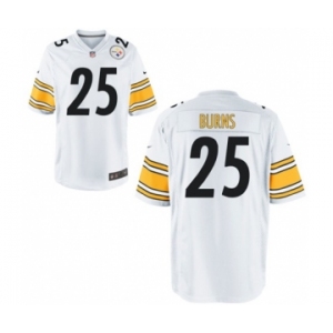 Men's Nike Pittsburgh Steelers #25 Artie Burns Game White NFL Jersey