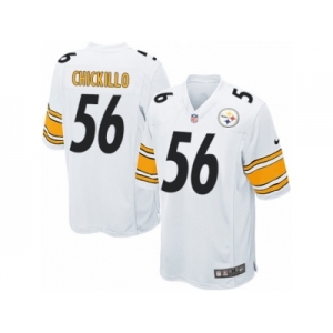 Men's Nike Pittsburgh Steelers #56 Anthony Chickillo Game White NFL Jersey