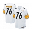 Men's Nike Pittsburgh Steelers #76 Chukwuma Okorafor Game White NFL Jersey