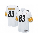 Men's Nike Pittsburgh Steelers #83 Cobi Hamilton Game White NFL Jersey