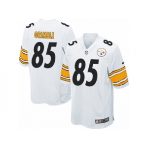 Men's Nike Pittsburgh Steelers #85 Xavier Grimble Game White NFL Jersey