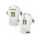 Nike Pittsburgh Steelers #11 Markus Wheaton White Men's NFL Pro Line Fashion Game Jersey