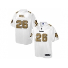 Nike Pittsburgh Steelers #26 Le'Veon Bell White Men's NFL Pro Line Fashion Game Jersey