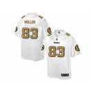 Nike Pittsburgh Steelers #83 Heath Miller White Men's NFL Pro Line Fashion Game Jersey